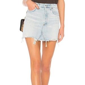 AGOLDE Quinn High Rise mini skirt